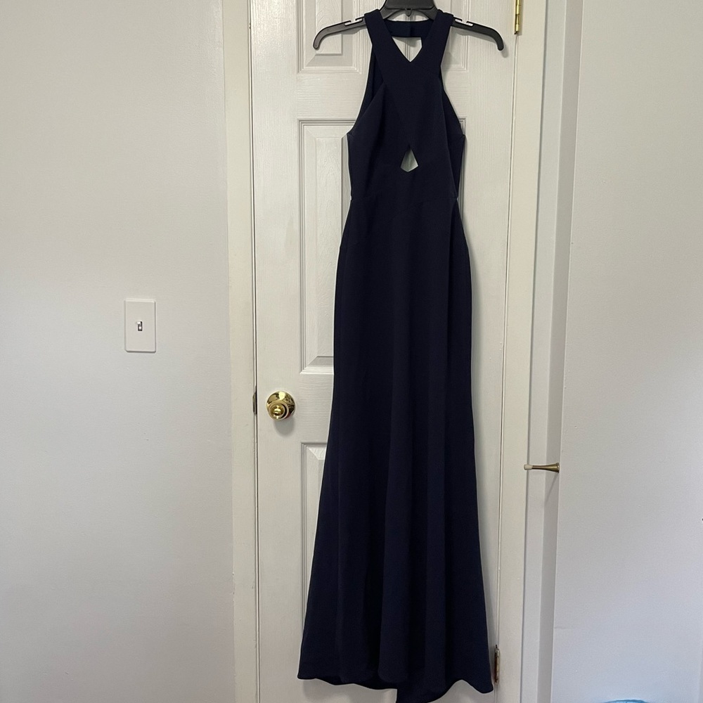 Bloomingdale’s Navy Maxi Dress